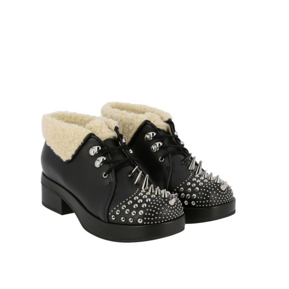 🔥 NWT Gucci Runway Harlem spikes and studs boots/shoes - Picture 2 of 14